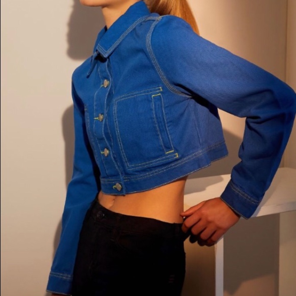 BDG UO  ANTON TRUCKER JACKET L CROPPED JEAN